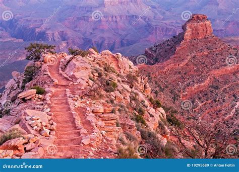 South Kaibab Trail stock image. Image of sunrise, south - 19295689