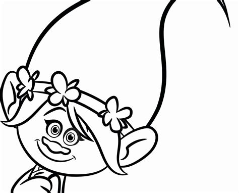 25+ Marvelous Image of Poppy Troll Coloring Page - entitlementtrap.com ...