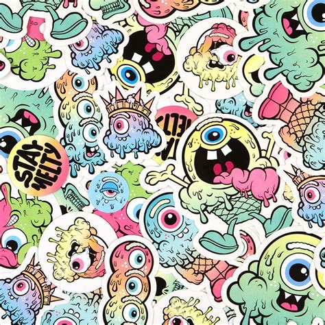 Buff Monster Original Sticker Pack - myplasticheart