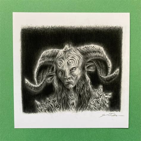 The Faun pan's Labyrinth Matte Art Print - Etsy