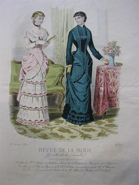 Revue de la Mode 1881 1880s Fashion, Edwardian Fashion, Vintage Fashion ...