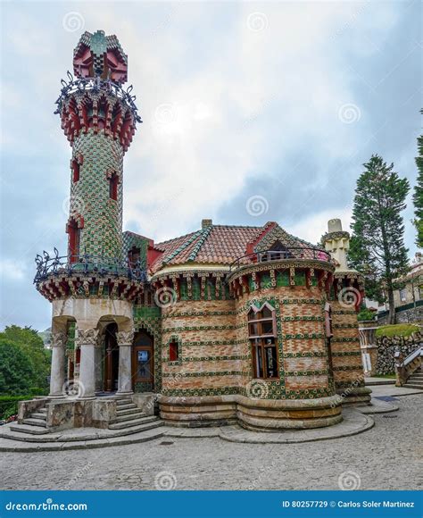 El Capricho of Antonio Gaudi Comillas,Spain Stock Image - Image of ...