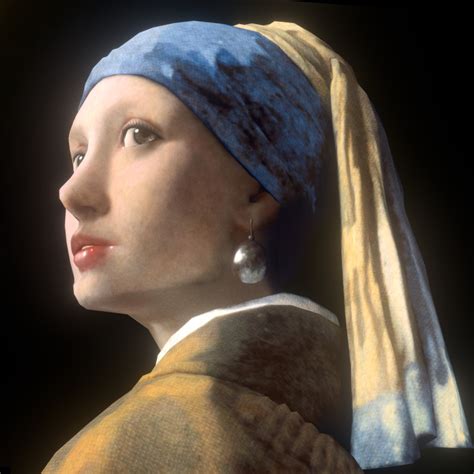 Johannes Vermeer: Girl With A Pearl Earring (Blank Sketch, 60% OFF