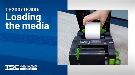 TSC TE200/TE300: Loading the media - YouTube