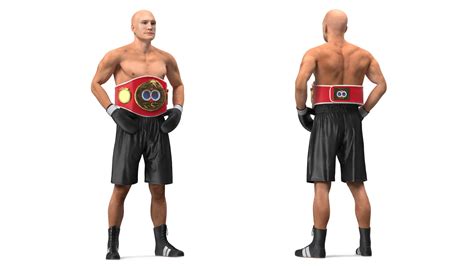 IBF Boxing Champion 3D Model $149 - .3ds .blend .c4d .fbx .max .ma .lxo ...