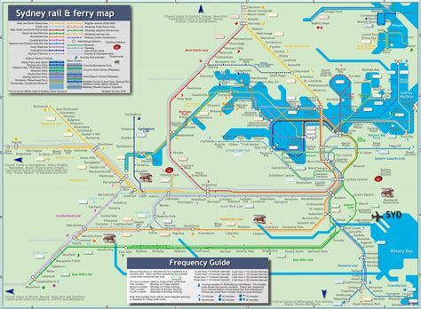 Sydney Rail N Ferry • Mapsof.net