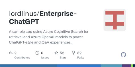 GitHub - lordlinus/Enterprise-ChatGPT: A sample app using Azure ...