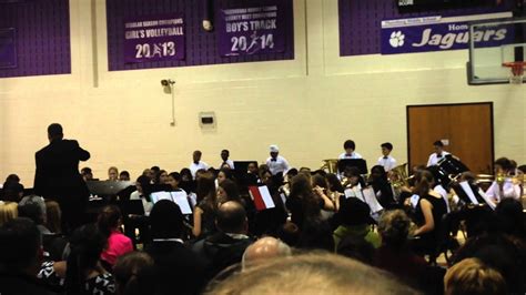 Thornburg Middle School - Winter Concert 2014 - 7th Grade Band - North Pole Sleigh Ride - YouTube