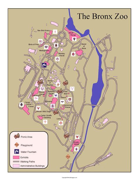 Bronx Zoo Map [Printable Map of Bronx Zoo in PDF]