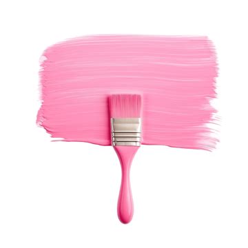Pink Paint Brush Ink Stroke Brush, Paint, Brush, Watercolor PNG Transparent Image and Clipart ...