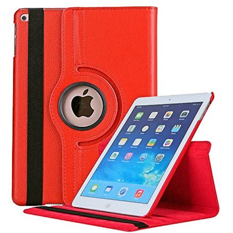 360 Degree Smart Rotating Leather Case for iPad (2018/2017) / iPad Air ...