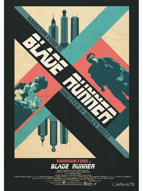 "Ridley Scott's Blade Runner Film Poster" Poster for Sale by ...