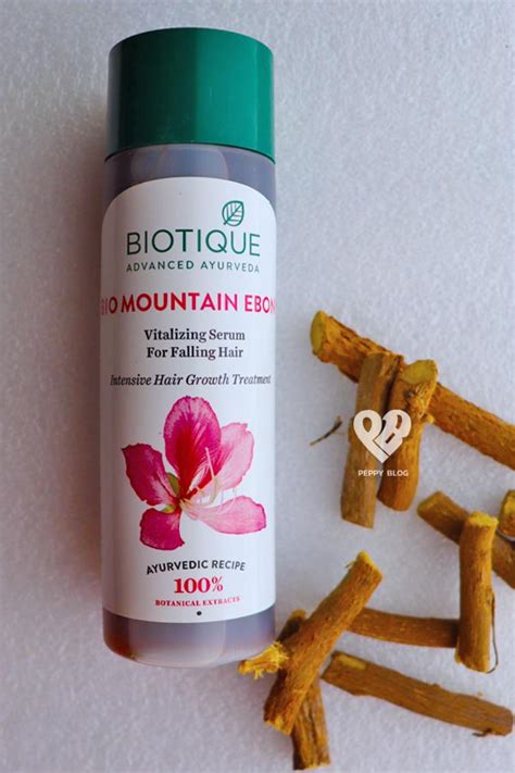 Biotique Hair Serum Review | Biotique Bio Mountain Ebony Vitalizing ...