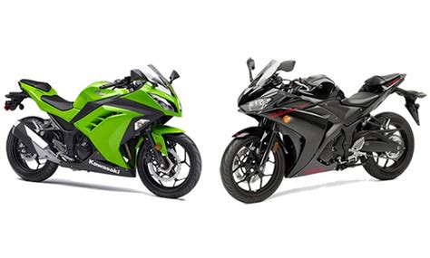 Comparison Yamaha YZF R3 vs Ninja 300