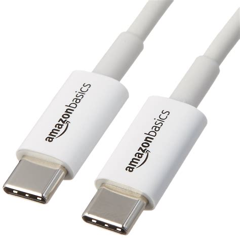 AmazonBasics USB Type-C to USB Type-C 2.0 Charger Cable - 6 Feet (1.8 ...