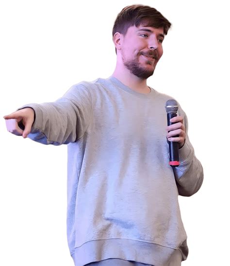 Mrbeast Pointing Png No Watermark