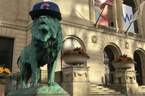 Art Institute Lions Don Cubs Caps For World Series - The Loop - Chicago ...