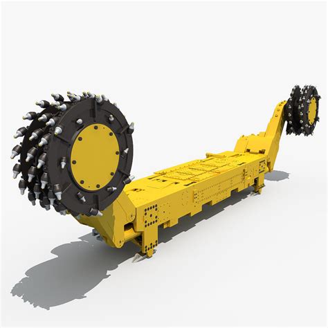 Coal Mining Machine 3D Model .max .fbx - CGTrader.com