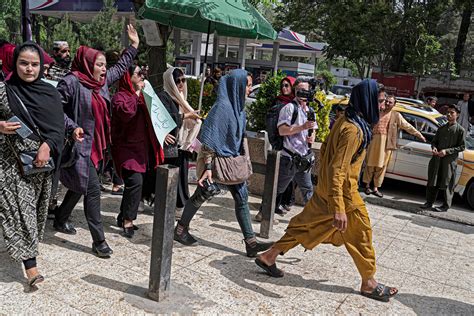 ‘We have to fight back.’ Afghan women are losing their hard-won right to work under the Taliban ...