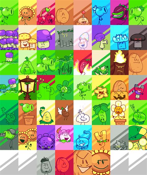 I've finally finished all the plants from the first PVZ game, and here they are. : r/PlantsVSZombies