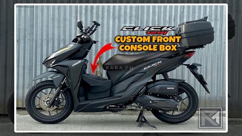 Honda Click 125i/150i v2 Custom Front Box | RARA PH - YouTube