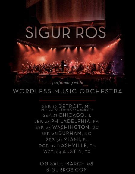 Sigur Rós Reveal 2024 Tour Dates with Full Orchestra