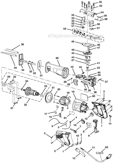 Ryobi Variable Speed Reciprocating Saw | RJ165V | eReplacementParts.com