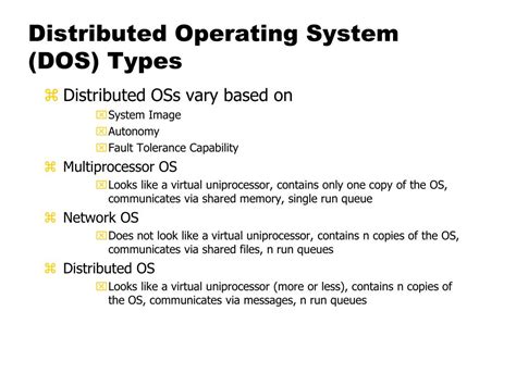 PPT - Distributed Operating Systems - Introduction PowerPoint Presentation - ID:4543189