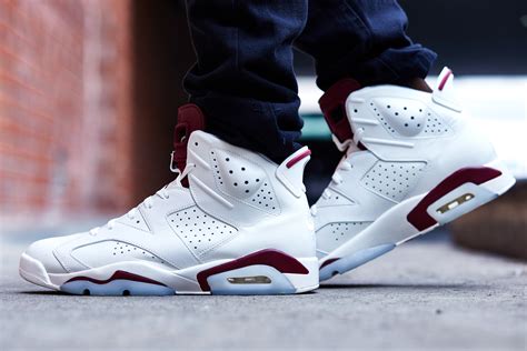 On-Foot Look // Air Jordan 6 "Maroon" | Nice Kicks