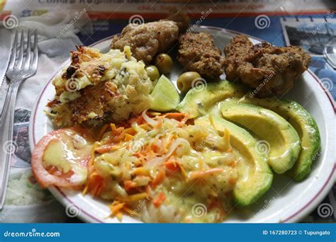 Creole cuisine dinner stock image. Image of antilles - 167280723