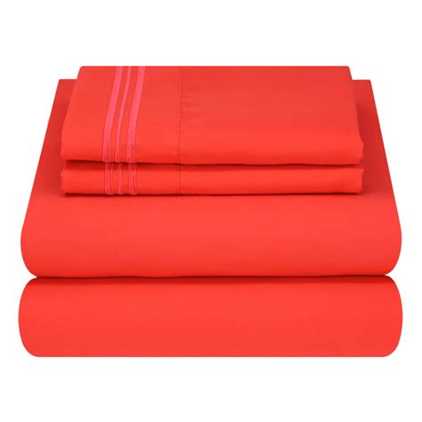 Bed Sheet Set - Bright Colors - Soft and Comfortable 1800 Prestige Bru ...