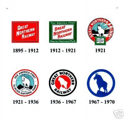 GREAT NORTHERN RAILWAY - MULTI LOGO - SIGN | #19912600