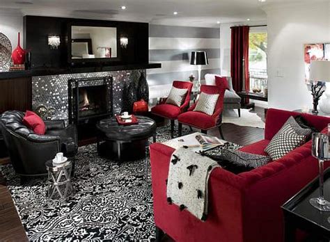 Living Room Design: Red Living Room Colors