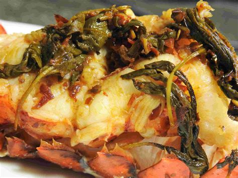 3 Ingredient Lobster Tail with Thai Holy Basil Chili and Butter - Healthy Thai Recipes