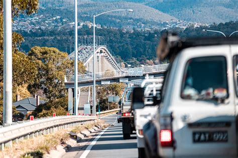 Dog makes dramatic dash across Hobart’s busy Tasman Bridge during peak hour traffic - Pulse Tasmania