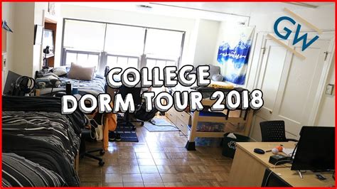 COLLEGE DORM TOUR 2018 // GEORGE WASHINGTON UNIVERSITY - YouTube