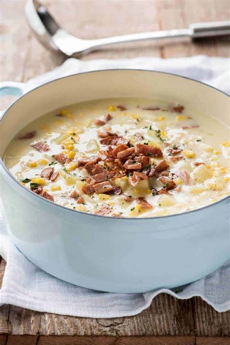 Ham Potato and Corn Chowder | RecipeTin Eats