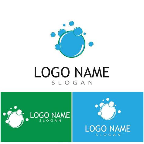 Bubble logo template vector icon illustration 8326458 Vector Art at Vecteezy