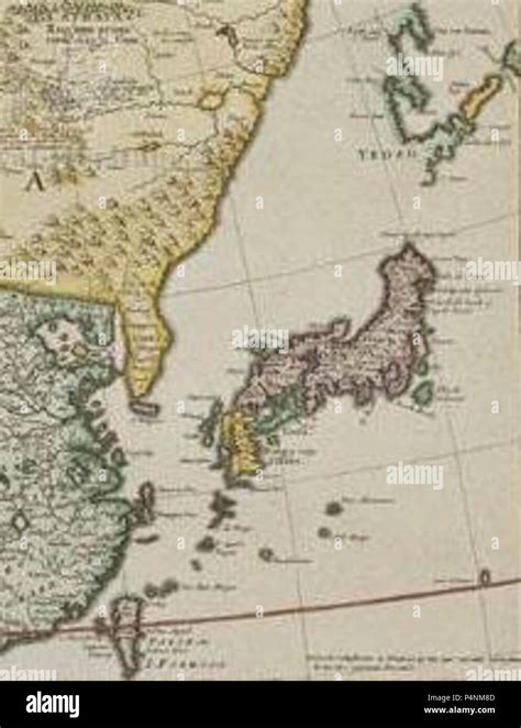 1660 Map of Formosa (Taiwan) Japan and Others by Dutch 荷蘭人所繪福爾摩沙臺灣與日本 ...