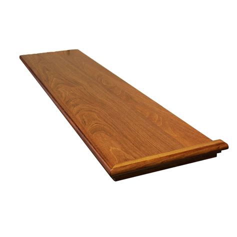 Shop Stairtek RetroTread 11.5-in x 48-in Natural Prefinished Cherry Wood Stair Tread at Lowes.com