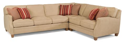 Flexsteel Lenox Three Piece Sectional Sofa with RAF Loveseat | A1 ...