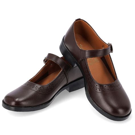 Toughees Pearl Younger Girls One Bar School Shoes - Brown – Toughees SA ...