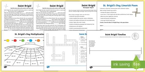 5th/6th Class St. Brigid's Day Activity Pack (teacher made)