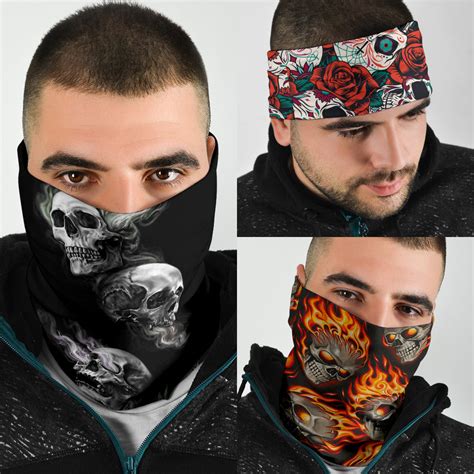 Set of 3 awesome skull bandana – Awesome Skulls