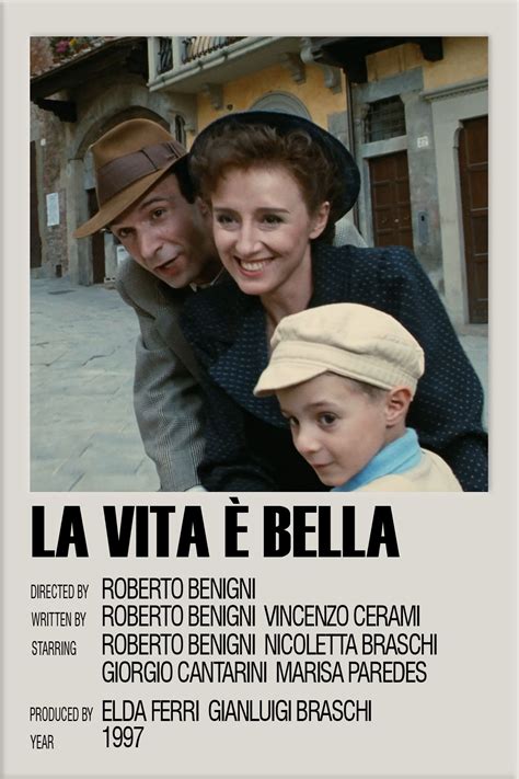 LIFE IS BEAUTIFUL | Poster di film, Film da guardare, La vita è bella