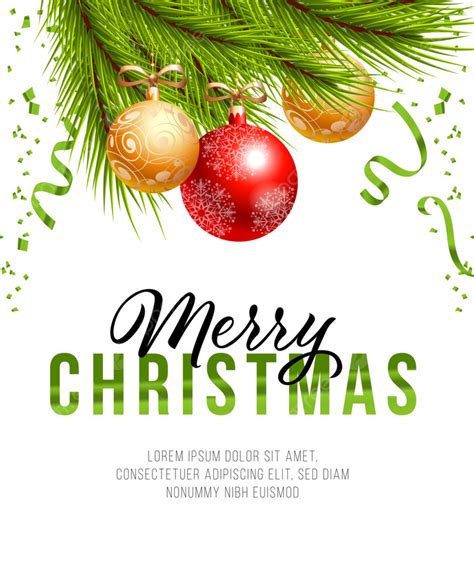 Merry Christmas Poster Design Template Download on Pngtree