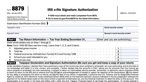 IRS Form 8879 walkthrough (IRS e-file Signature Authorization) - YouTube