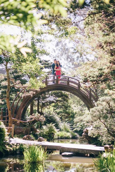 Japanese Tea Garden Engagement Session Photos by Engagement and Wedding ...