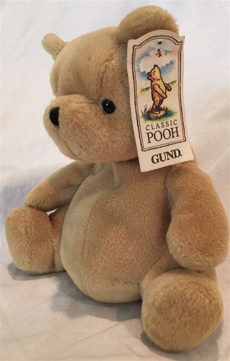 CLASSIC POOH Winnie the Pooh Bear Plush Stuffed Animal 6" tall GUND Disney NWT | Disney stuffed ...