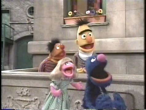 Ernie, Bert, Grover, and Prairie Dawn in Sesame Street All-Star 25th ...